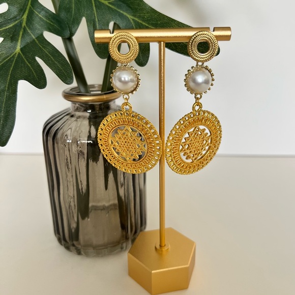 Divine Geometry Earrings -Metatron's Cube Hoops- Yatra Sacred Geometry Earrings - Picture 13 of 15